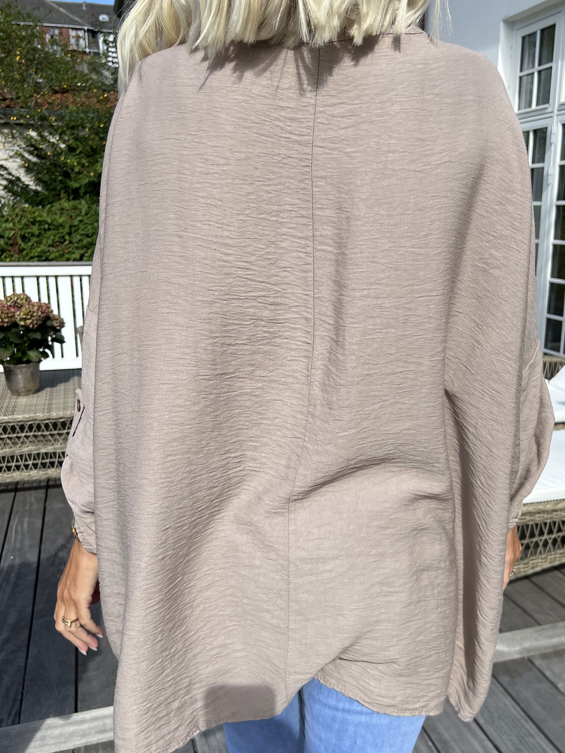 Elina - Tunika med paljetter och broderier - White